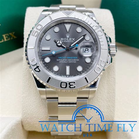 rolex yachtmaster rhodium blue|Rolex yacht master platinum 40mm.